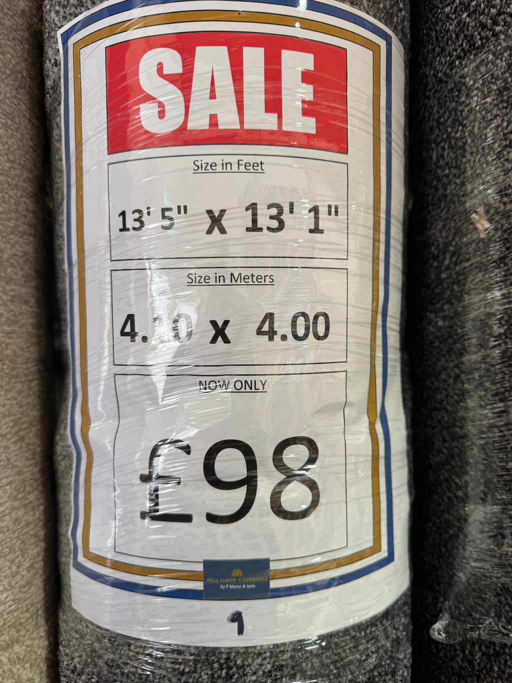 (C09) 4.1 x 4m (13'5"x13'1") Capet Remnant