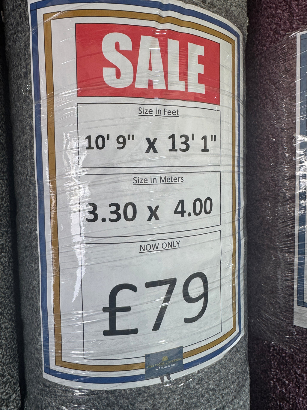 (C11) 3.3 x 4m (10'9"x13'1") Capet Remnant