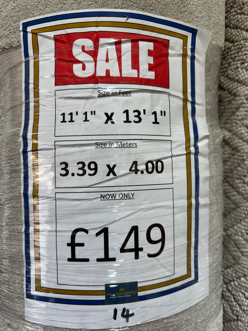 (C14) 3.39 x 4m (11'1"x13'1") Capet Remnant