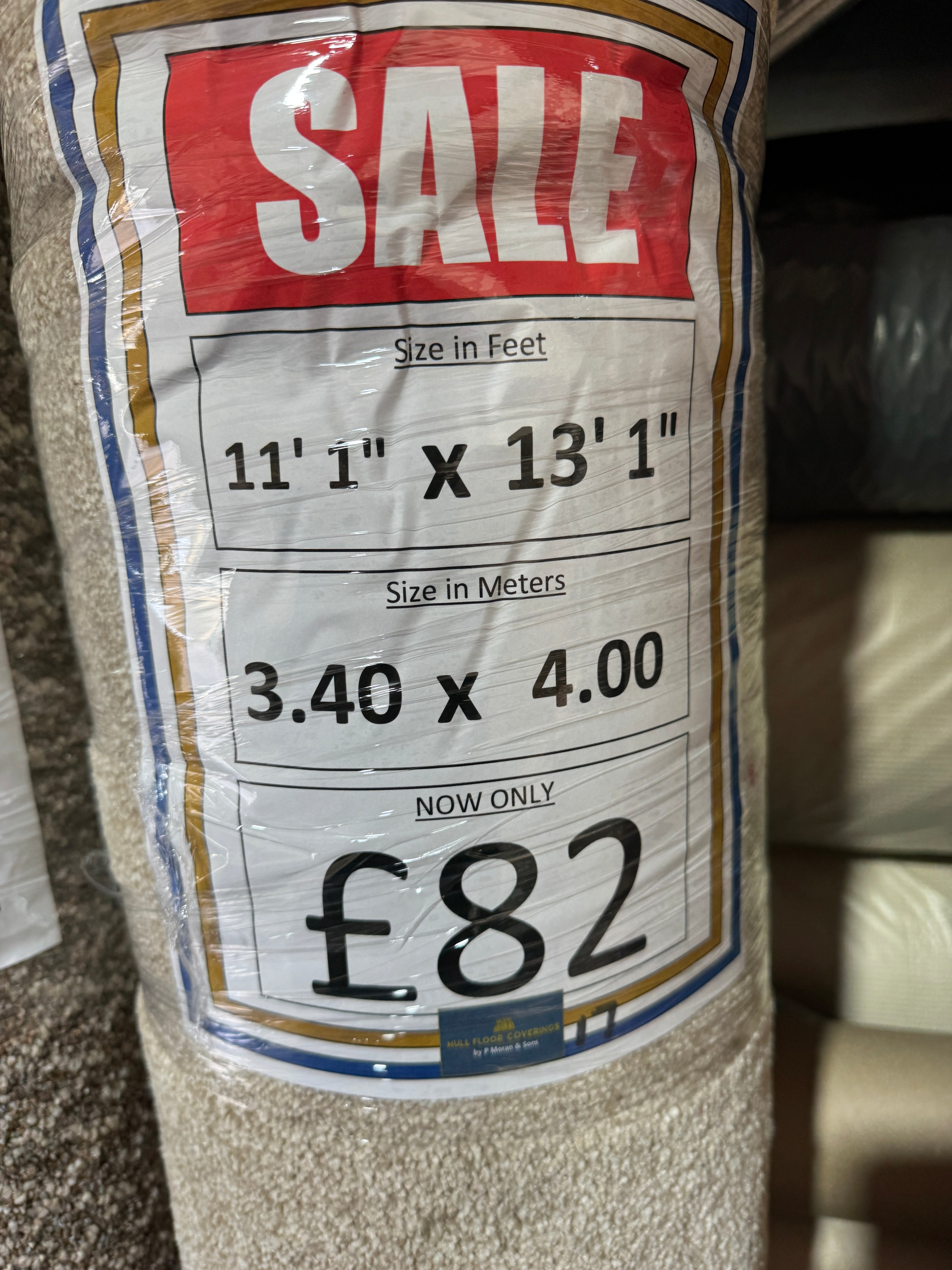 (C17) 3.4 x 4m (11'1"x13'1") Capet Remnant