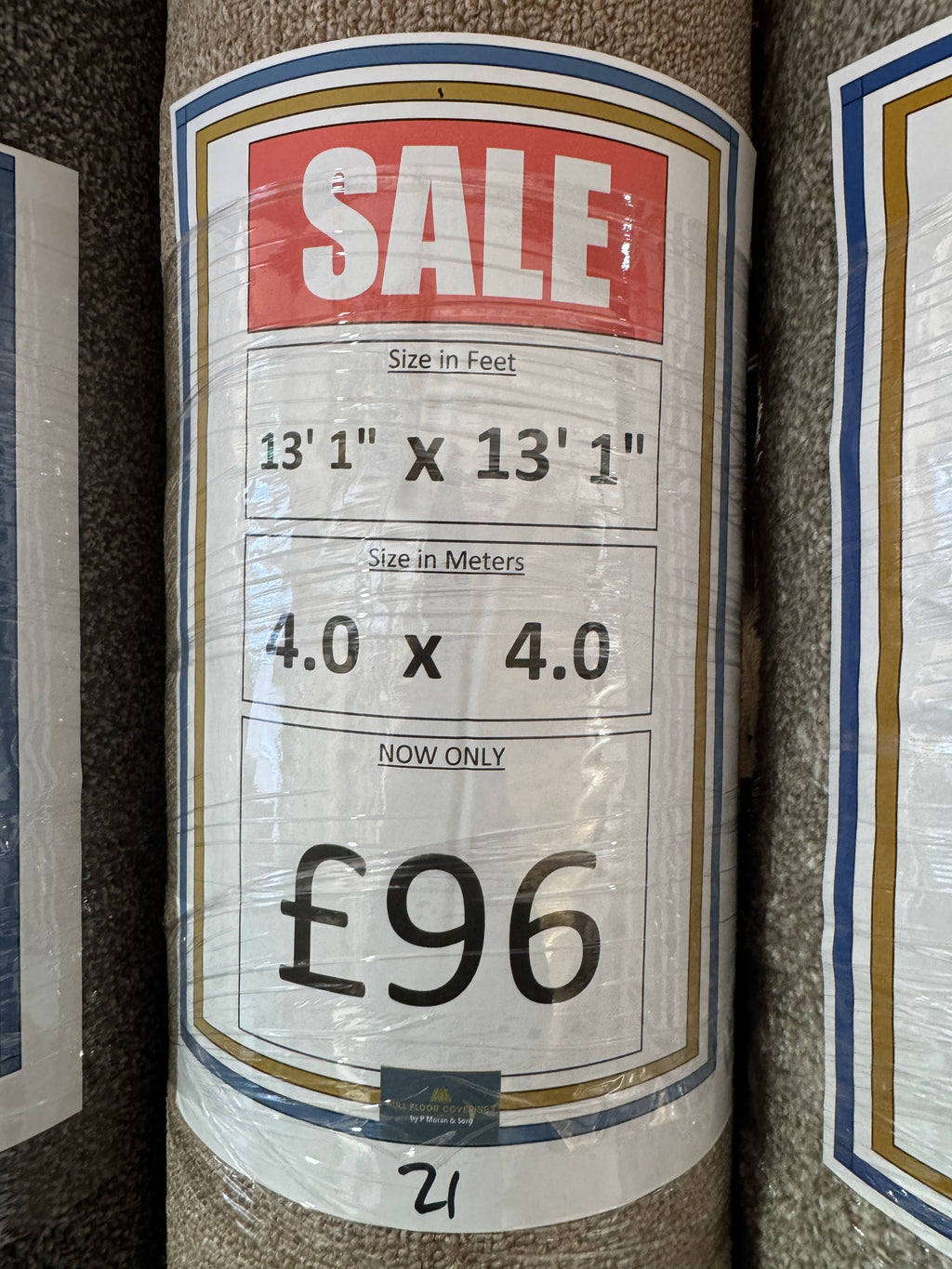 (C21) 4 x 4m (13'1"x13'1") Capet Remnant